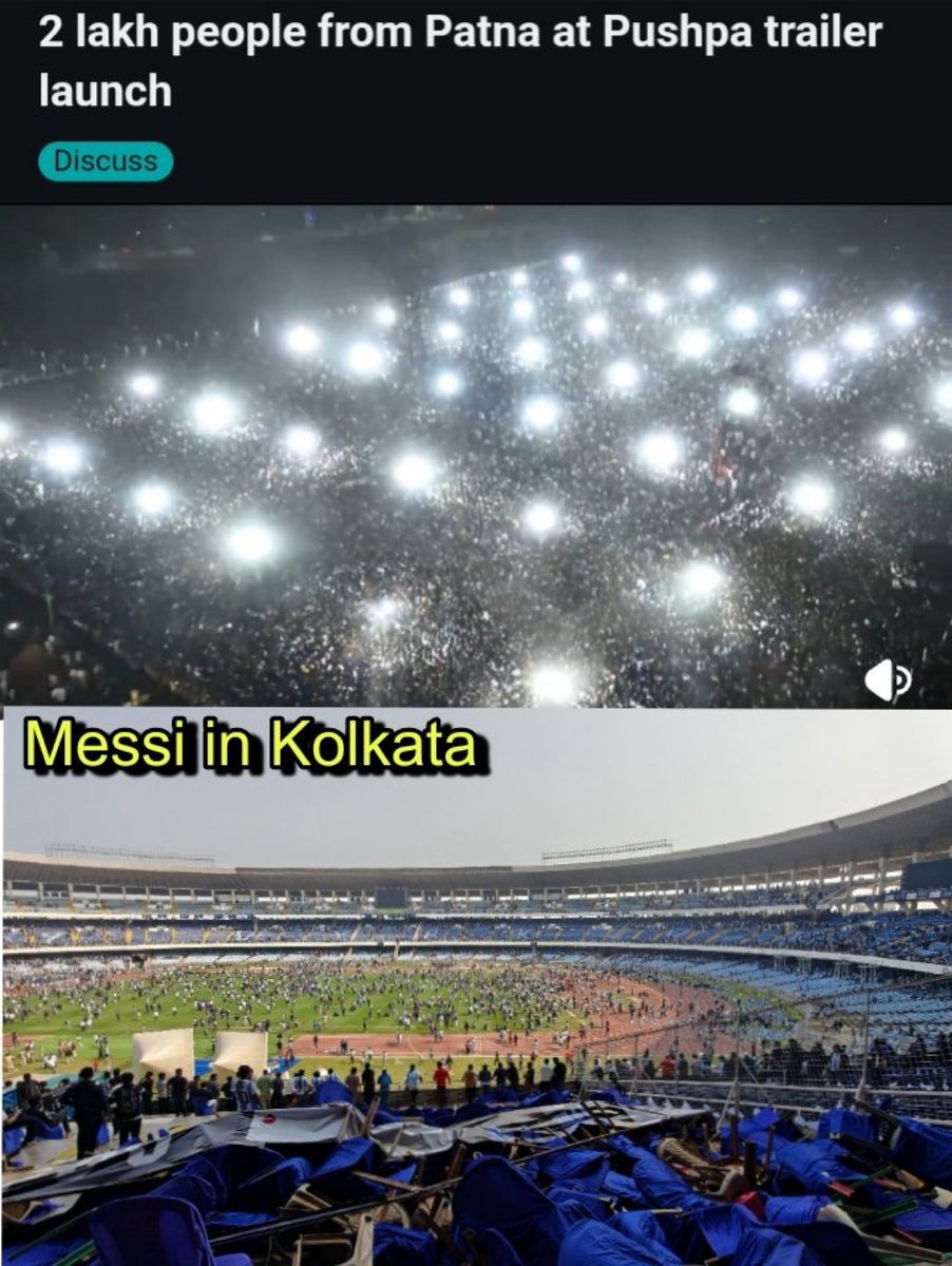 Agree or not: Patna would have hosted a better #Messi event than Kolkata ✍🏻