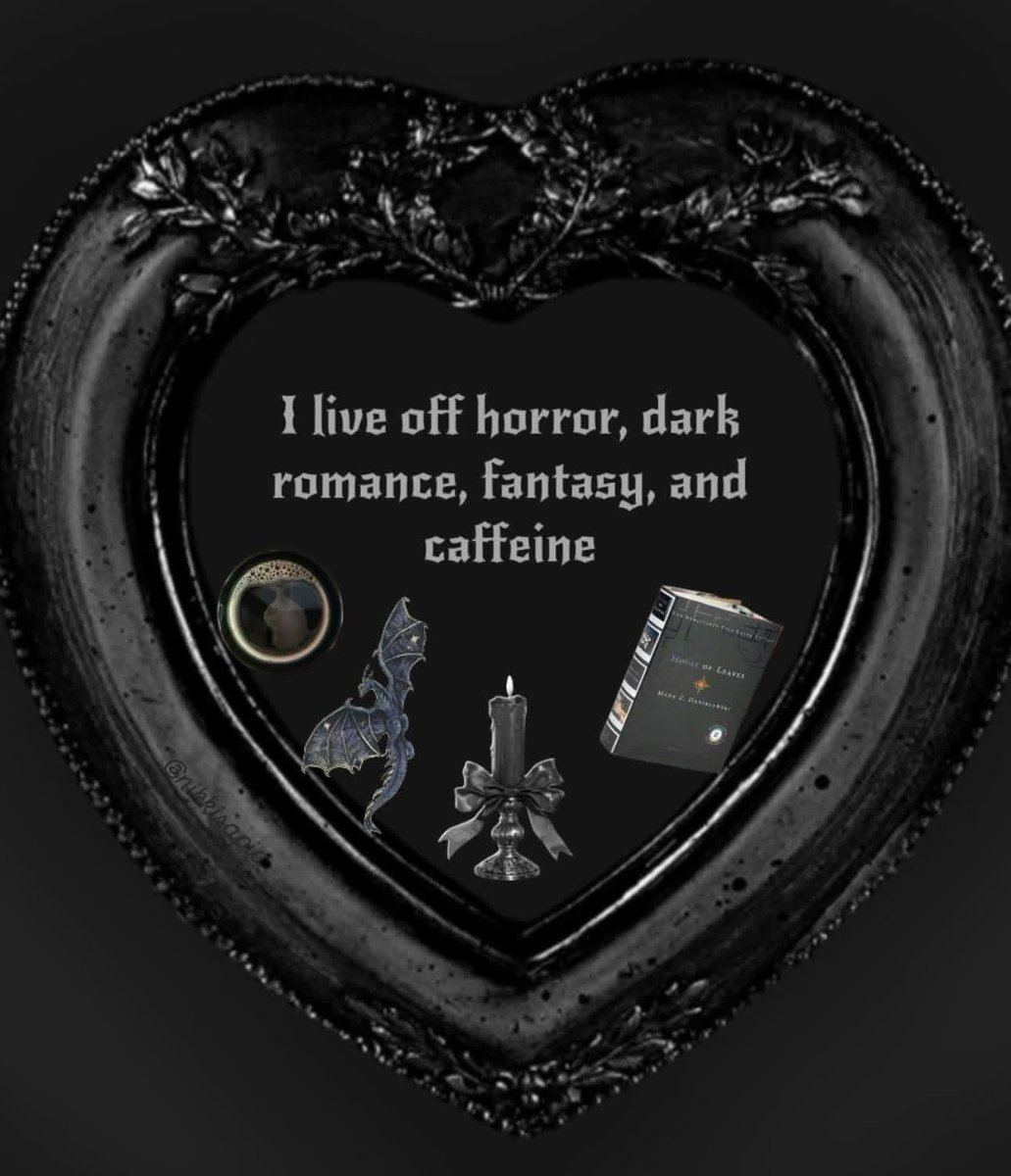 It’s a healthy balance 🦇📚🕯️