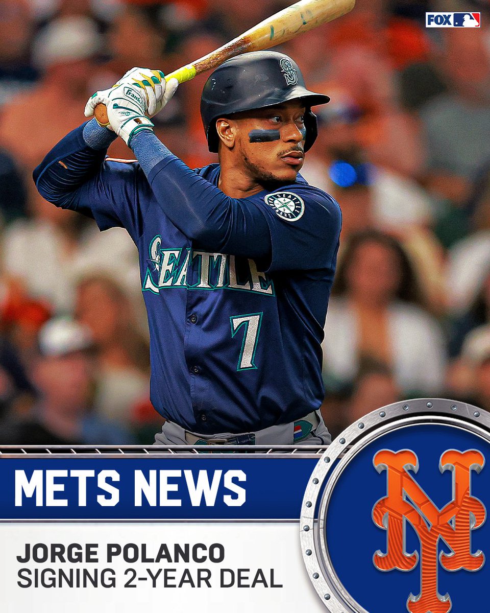 The Mets and Jorge Polanco are in agreement on a 2-year, $40 million contract, per multiple reports.