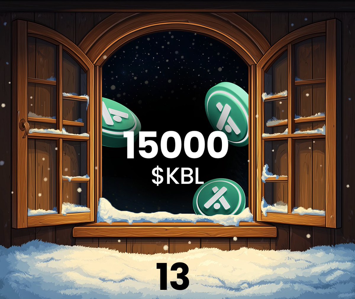 ❄️DÍA 13

🎁 15000 $KBL 

Para participar: 
✅Seguir a <a href="/KabilaES/">Kábila</a> 
📲 Suscribirse a la newsletter (link en nuestra biografía)

⏳24horas