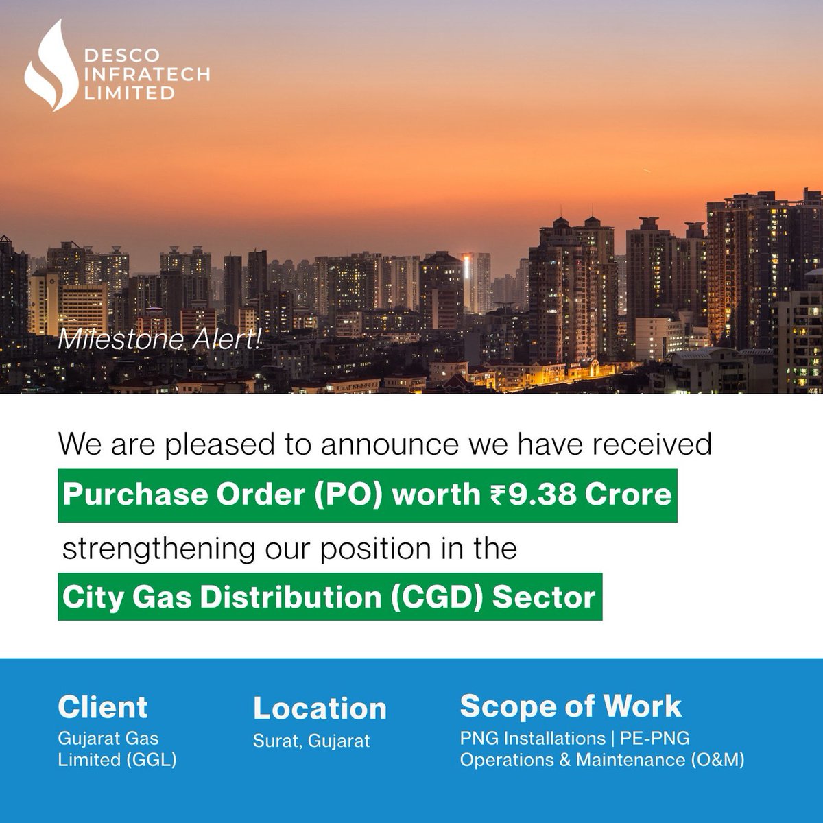 Desco Infratech Ltd tweet media