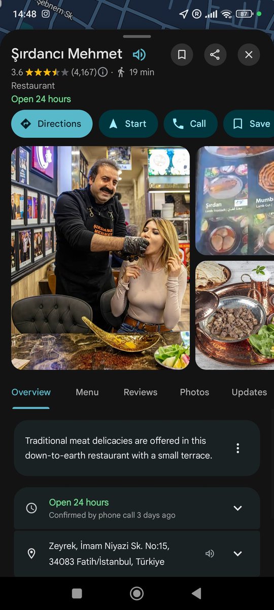 10/10 ēstuve, tev spamo bez maksas tēju un vari pasūtīt visādus dzīvnieku orgānus. Vienīgais mīnuss ir mazi sīriešu bērni lūdz naudu. https://t.co/ECUD1If6kM