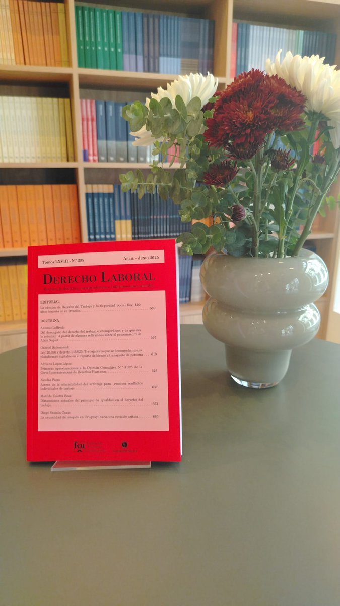 barrettoghione's tweet image. La ley y el decreto sobre trabajo en plataformas y una crítica a la admisibilidad del arbitraje; La Opinión Consultiva de la Corte Interamericana sobre cuidados;La igualdad en der laboral; Aproximación al pensamiento de Supiot: todo en rev Derecho Laboral 298