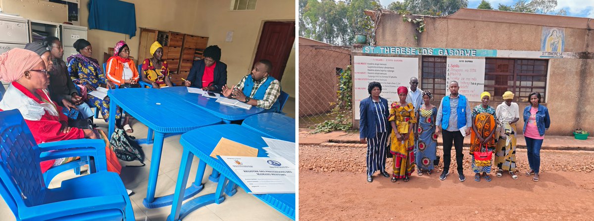 PNUDBurundi's tweet photo. Supervision conjointe des interventions de la stratégie #Mentor par le #PNUD, le #PNLS, l’#ANSS et #SWAA_Burundi du 08 au 12 décembre 2025 à @provButaneyera, @provBuhumuza et @provGitega. Ensemble pour la triple éliminat°de la transmiss°mère-enfant  du #VIH. #Santé #Communauté https://t.co/Q5W6lZqrpG