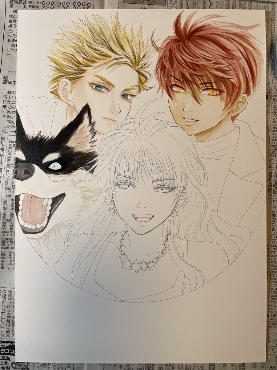 塗っていますよ〜❣️❣️
今日は職場のメンバーでツーリングに行ってきましたよ！🏍️

神社の鹿の像がクリスマス仕様になっていてとても可愛いかったです🦌🎁
日本の宗教の大らかさにホッコリしちゃいました🥰