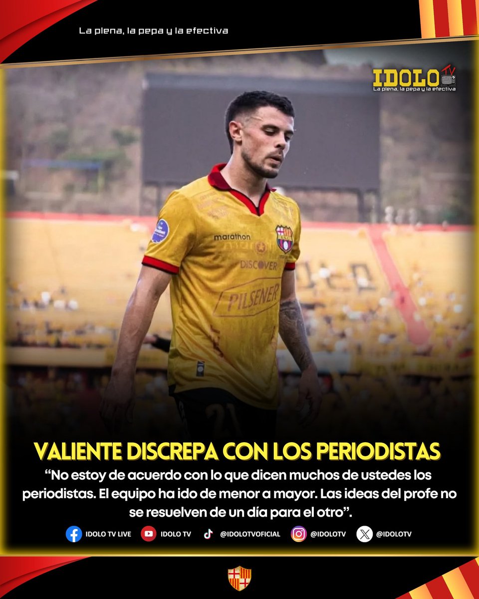 Valiente no está de acuerdo con la prensa, dice que Barcelona ha ido de menos a más‼️