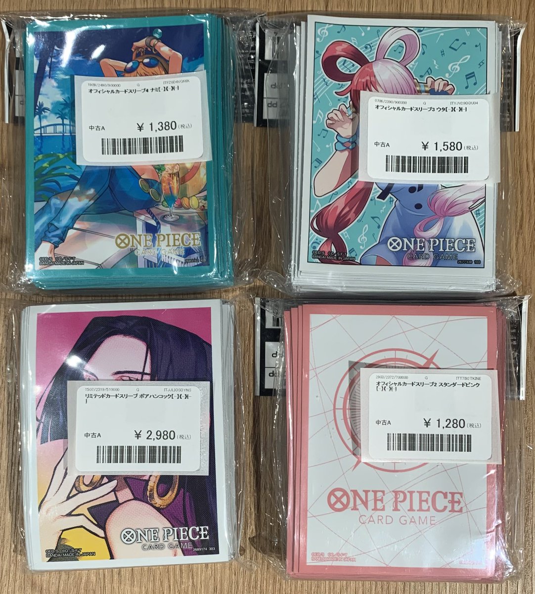 ✨🌟ワンピースカード サプライ販売情報🌟✨〜 オフィシャルスリーブ