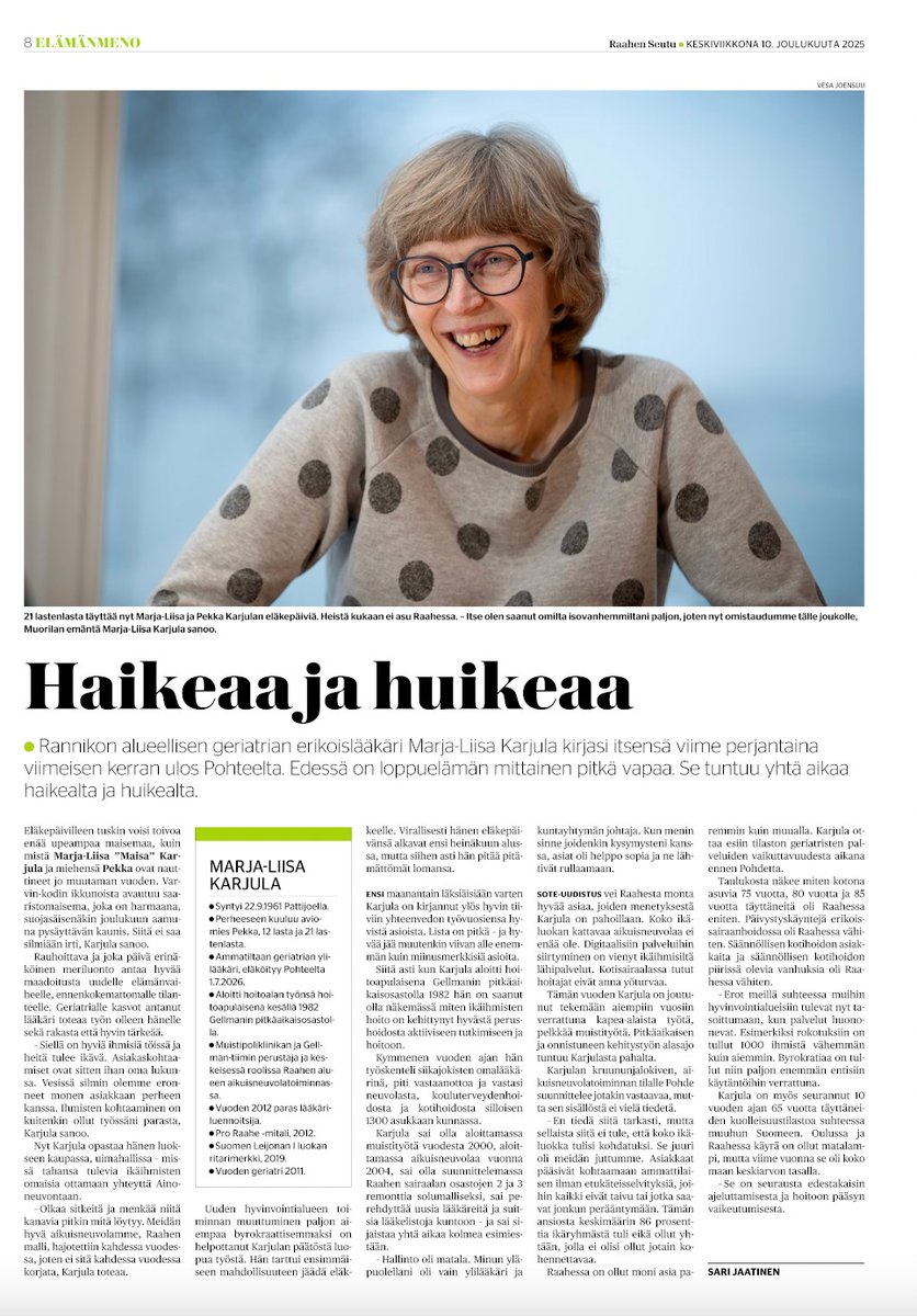 Marja-Liisa (Maisa) Karjula tweet media