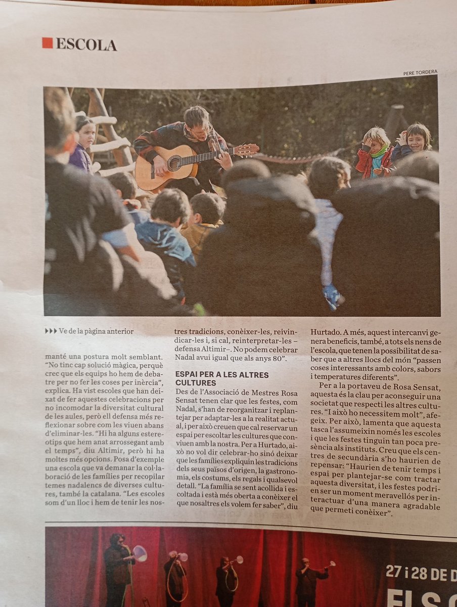 La vida de la nostra escola il.lustra avui el <a href="/Criatures_cat/">Criatures</a> amb unes fotos precioses d'en #PereTordera