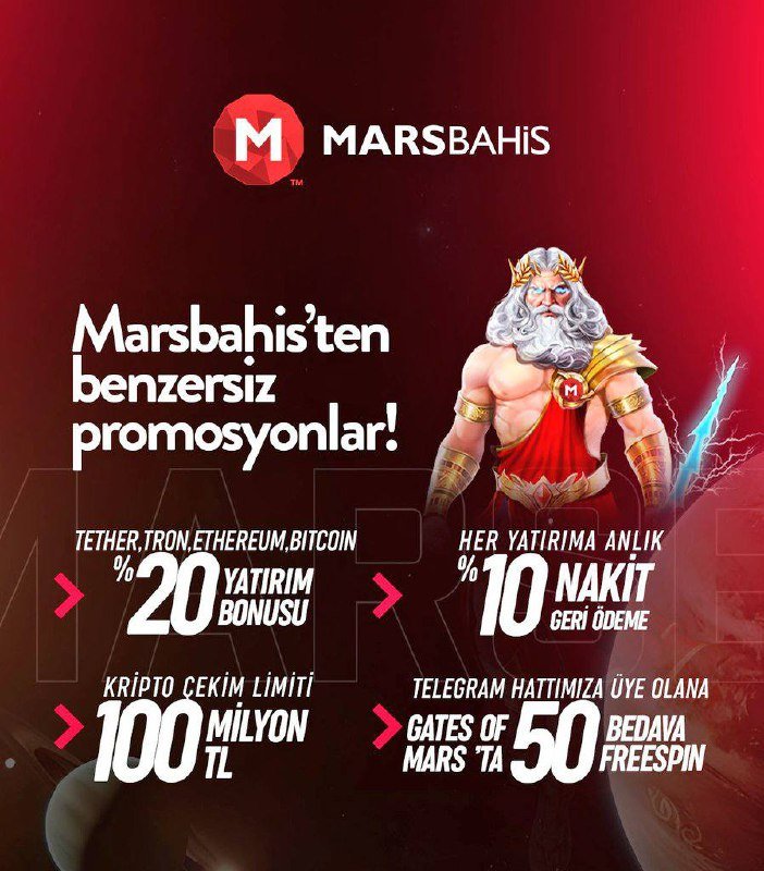 🎁 Bonuslarla kazanmaya başla! 💥
Marsbahis üyelik linki 👇
t2m.io/marsbahisuye