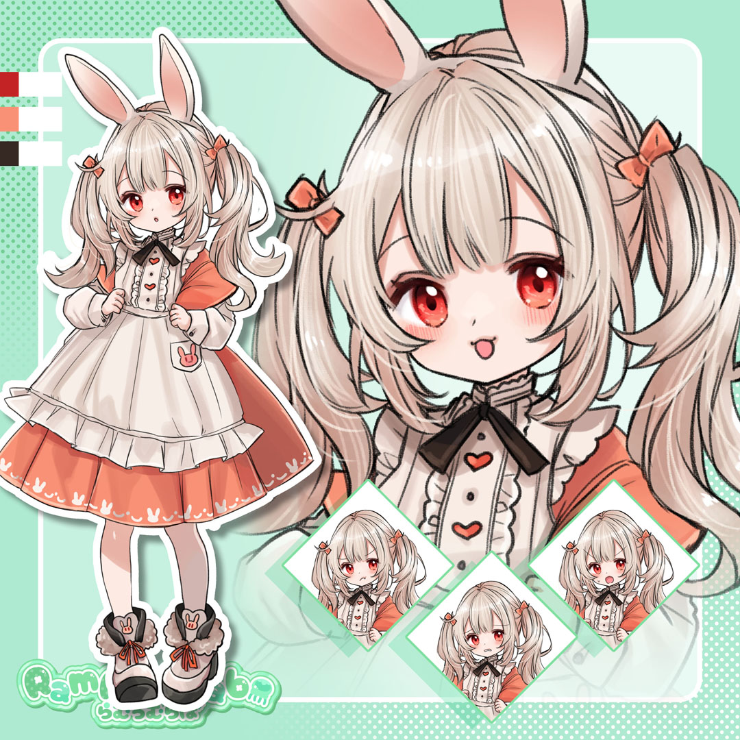 新作のウサちゃん🐰 うさ耳は取り外し可能です。 メイドさんや、給仕