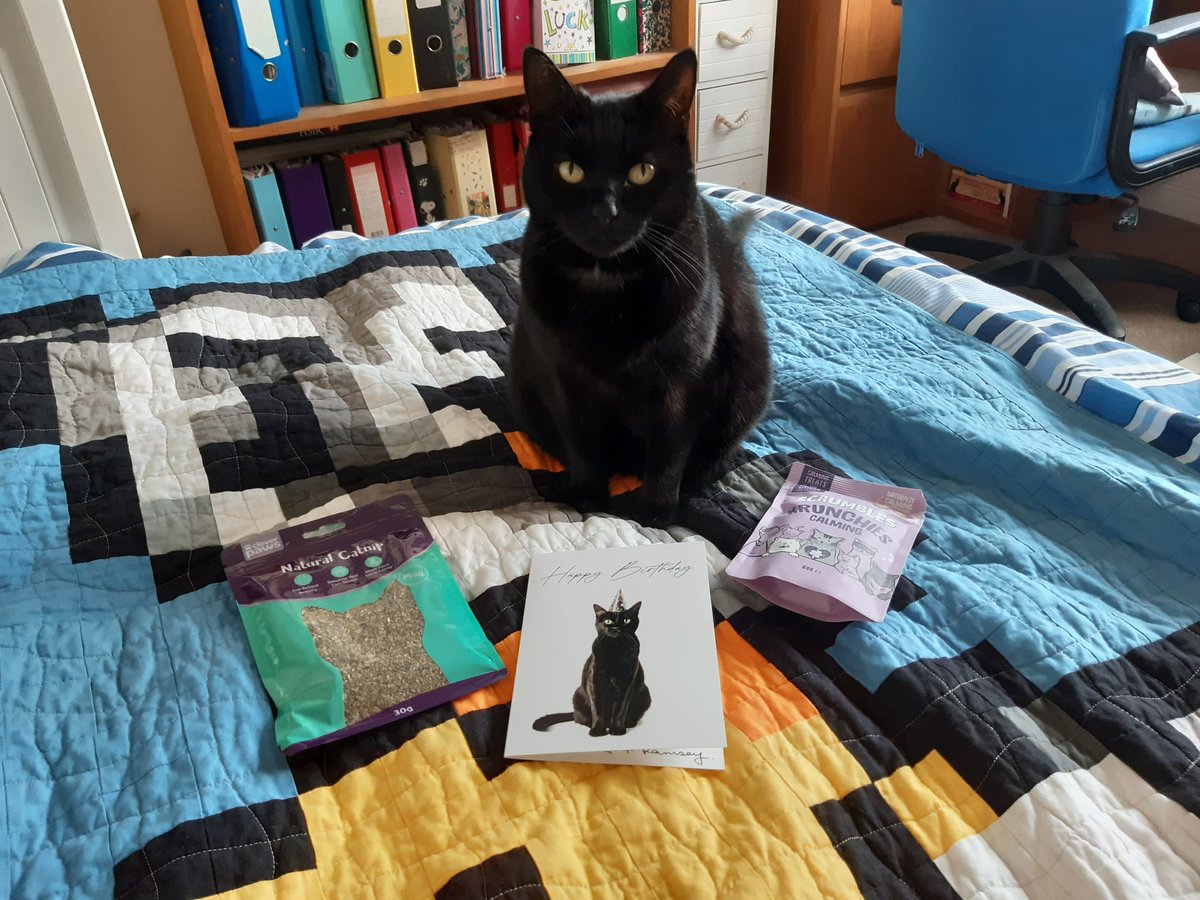 LanguagesCat's tweet image. Time for presents and card and Lick ee lix for breakfast!