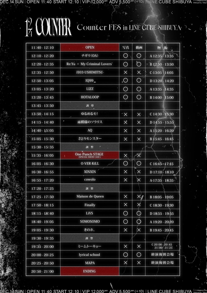 おはよ！ 今日はこちら出演させていただきます！ MAPAは20:25から