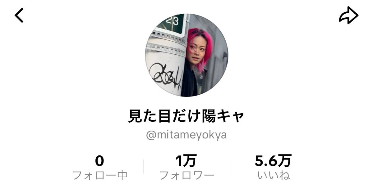 フォローが1万人行ってる👏