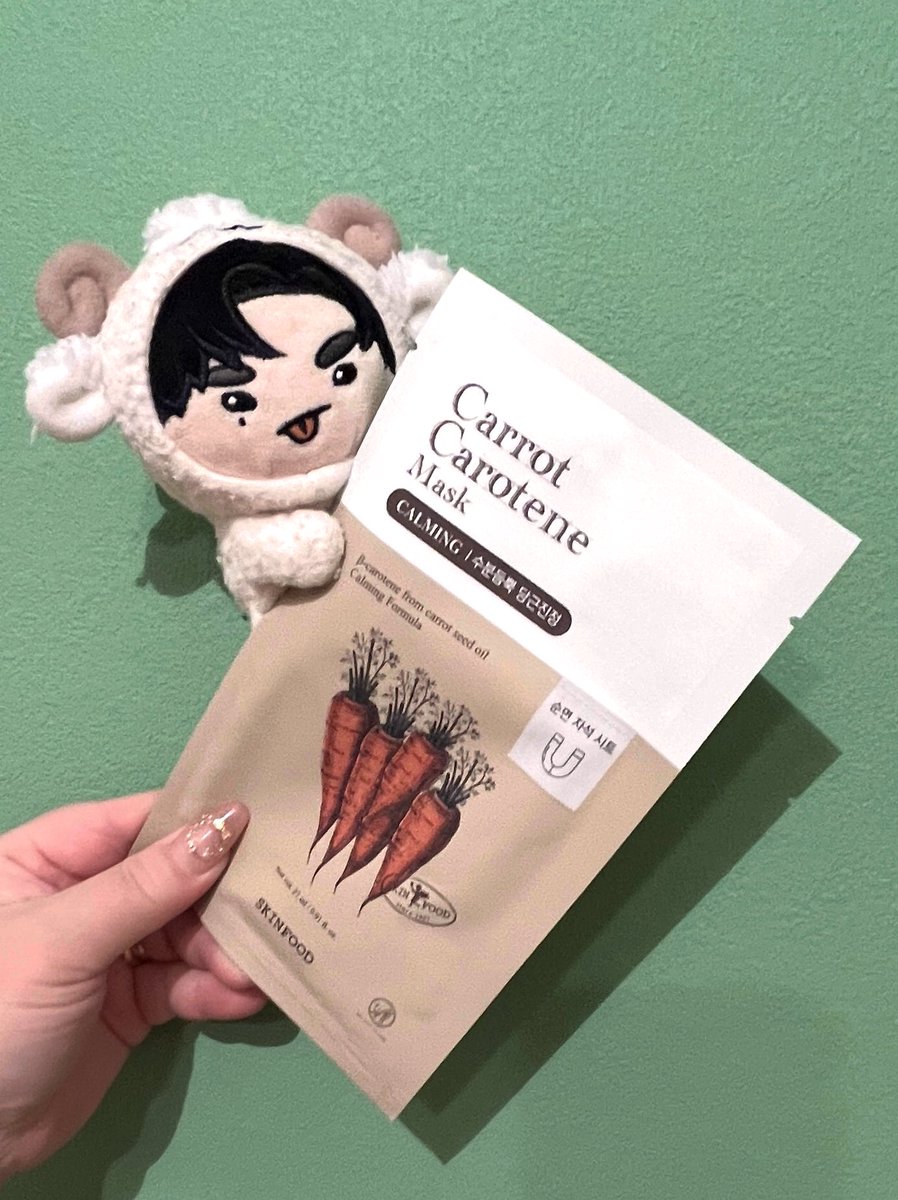 cyoki_jay's tweet image. 過去一で🐏マグネットちゃんが愛おしく思う今日……🥕パックしよ。