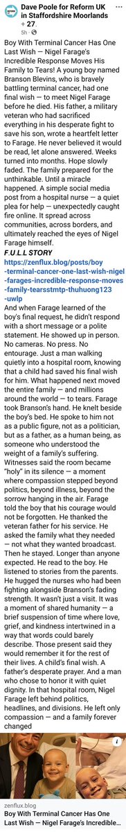 Reform UK agent and former councillor Dave Poole, (responsible for candidates in… Staffordshire) putting out wild fake stories.

There's even a disclaimer at the bottom of the article about using Chat GPT in Vietnamese 👀