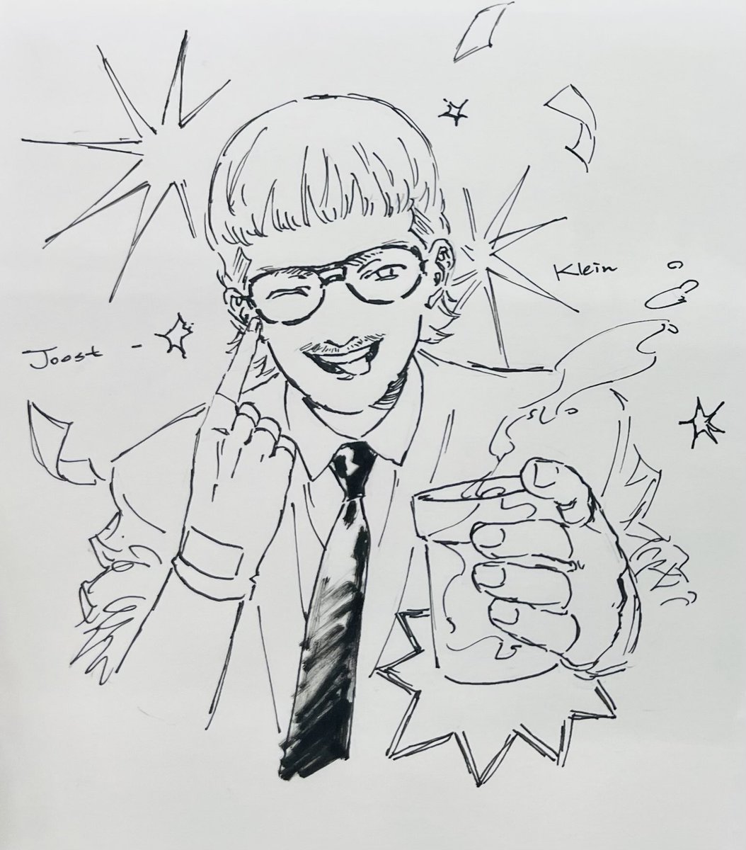 Jiiniseen_ei's tweet image. My friend from high school drew Joost!
