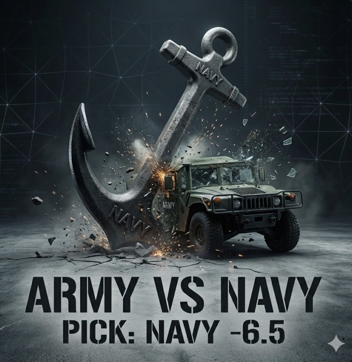 LedgerSportsBet's tweet photo. #Army #Navy https://t.co/86BqQWMwXW