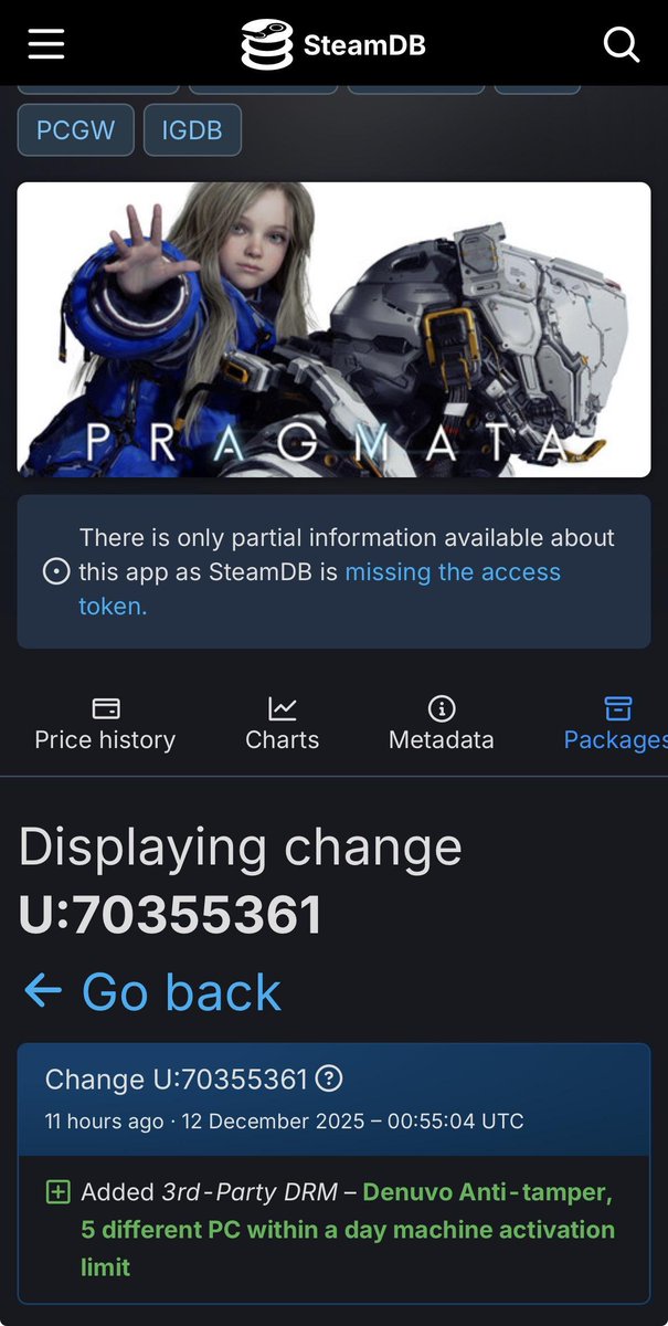 Pirat_Nation's tweet image. Pragmata Will Use Denuvo