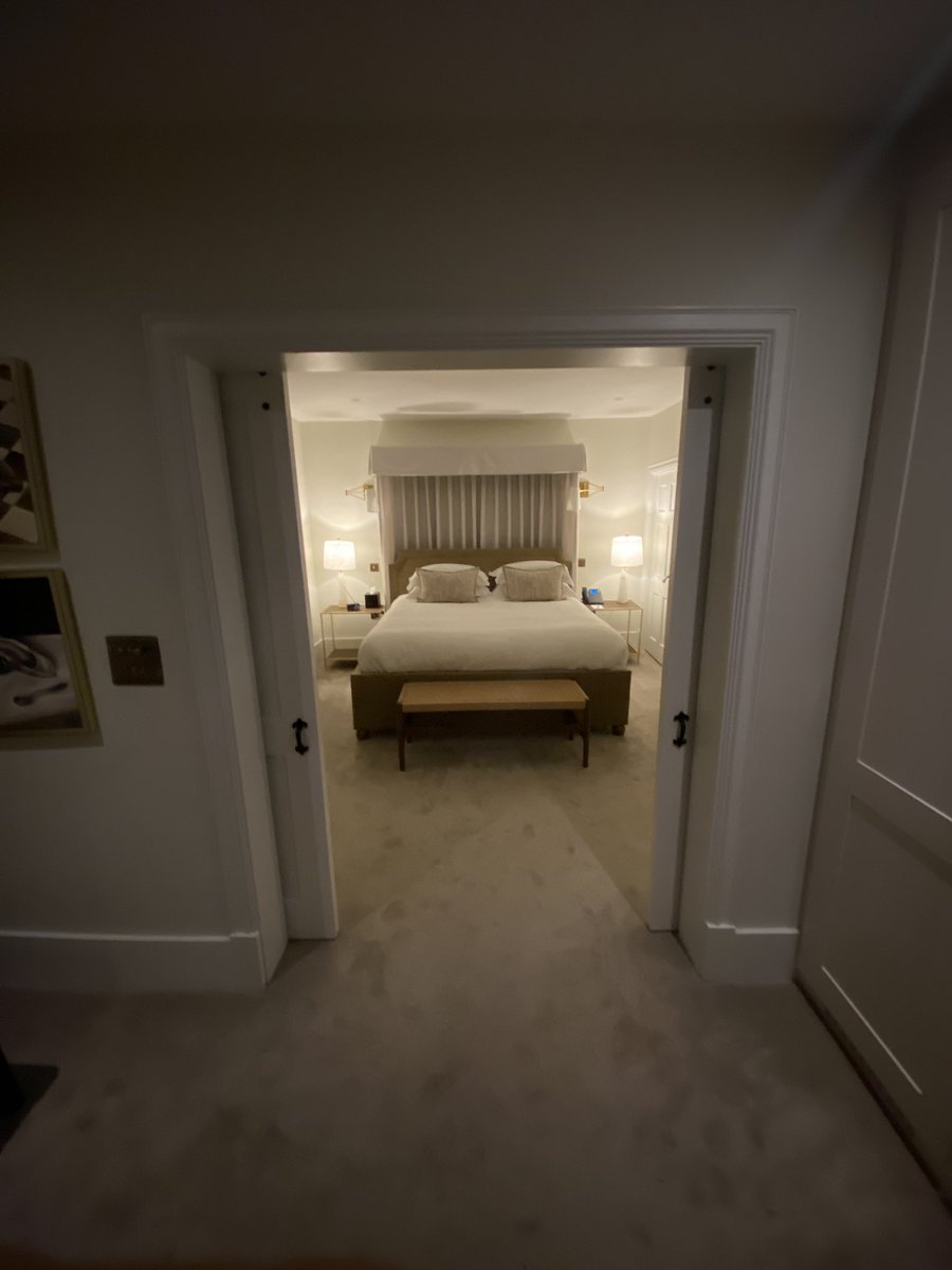 Wow, what bed. Luxury snoozing courtesy the newly refurbed Feathers Hotel, Woodstock, Oxford <a href="/FeathersHotel/">The Feathers Hotel</a>