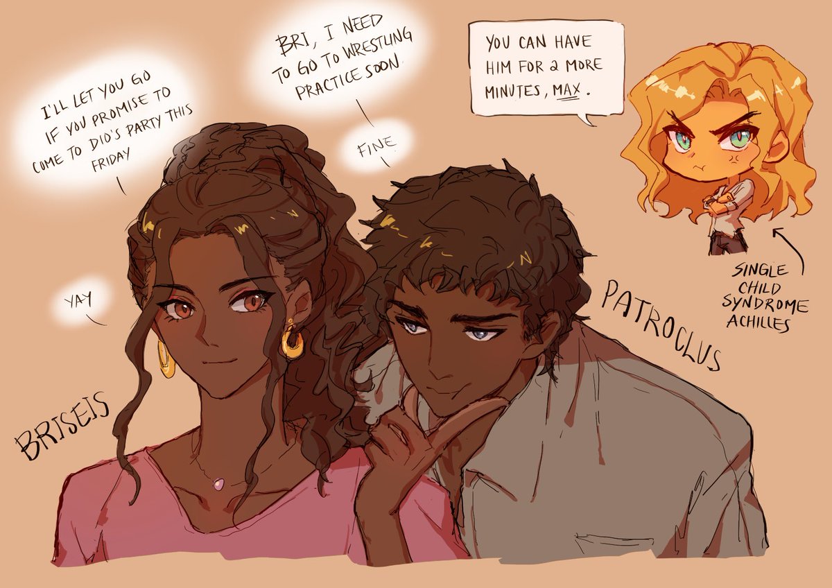 room7632's tweet photo. My designs for a modern AU of #patrochilles #hectoroftroy #GreekMythology for #theiliad https://t.co/66LVEJeAab