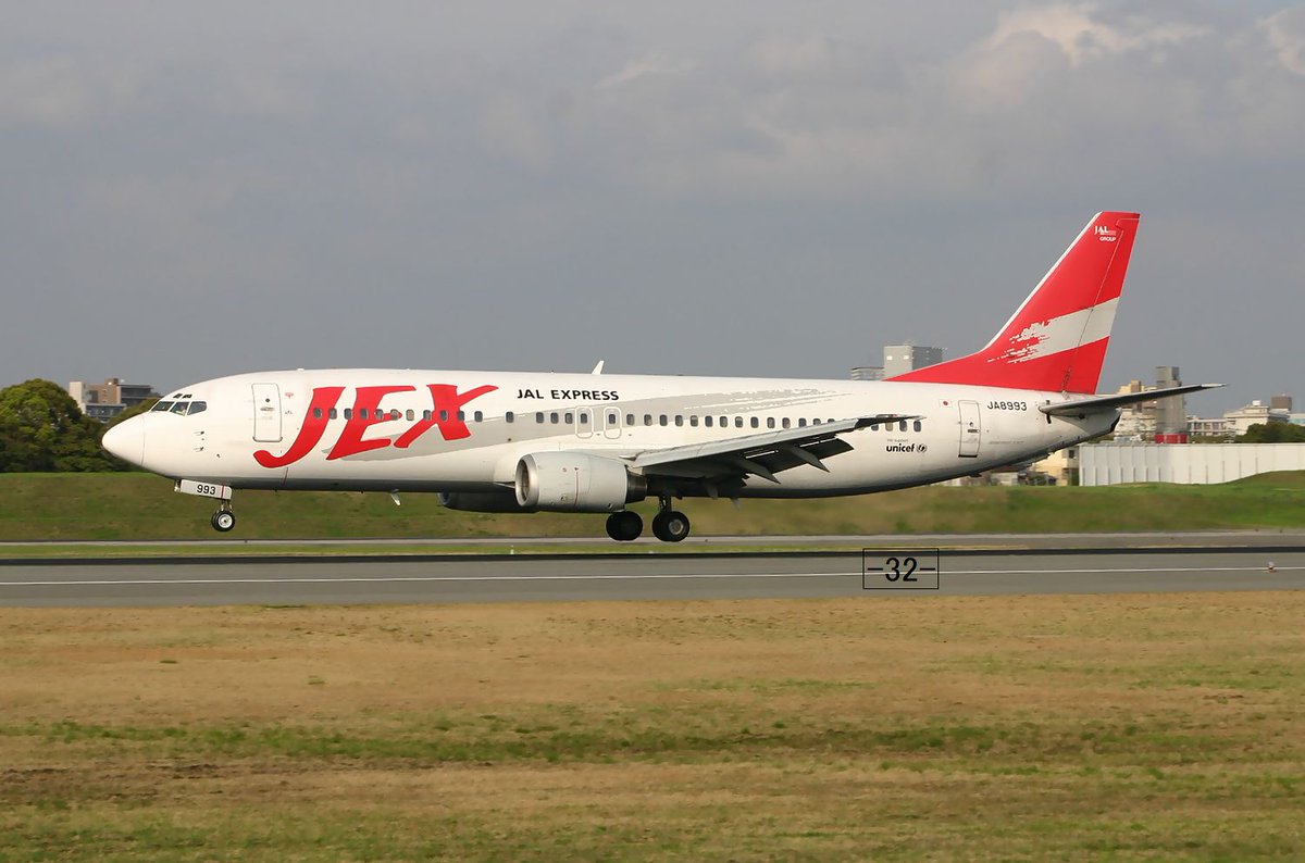 JAL エクスプレス Jal Express JA8993 Boeing 737-446 大阪国際空港