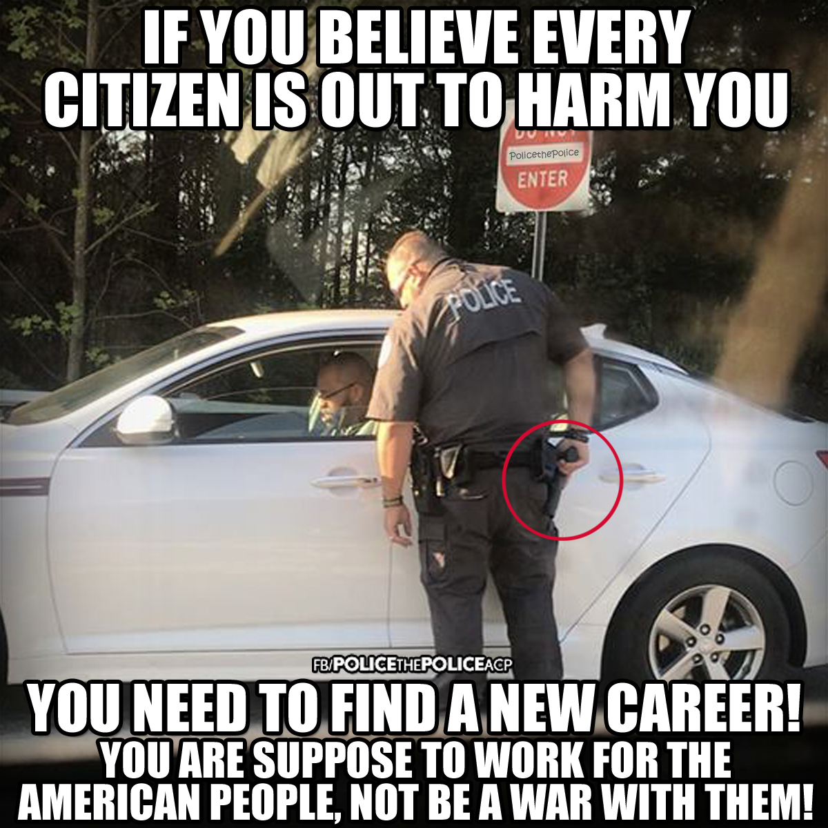 PoliceThePolic1's tweet image. If you're too much of a coward to be a cop, don't take the job!