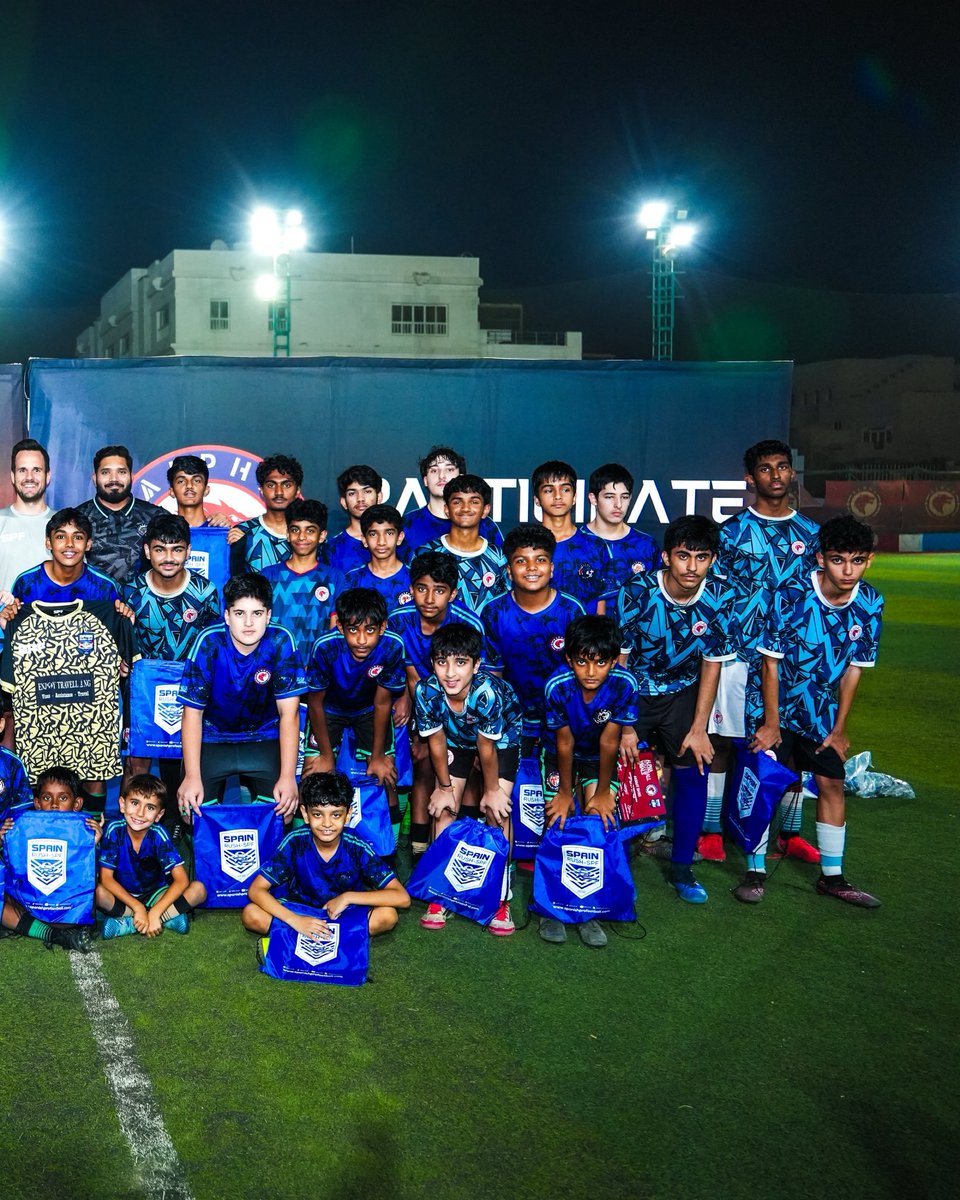 The Alpha Football Trials concluded successfully, highlighting the growing collaboration between Alpha and Spain Rush-SPF. 🇪🇸⚽

Together, we are building clear pathways for player development in Oman.

#AlphaFootballAcademy #SpainRushSPF #PathwayToSpain 🐺⚽🇴🇲🇪🇸