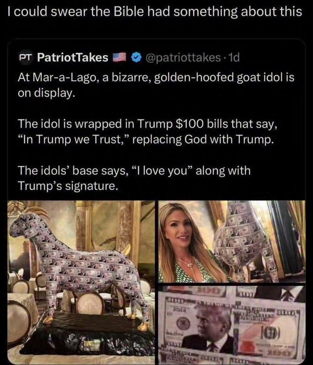 idolatry at it`s worst