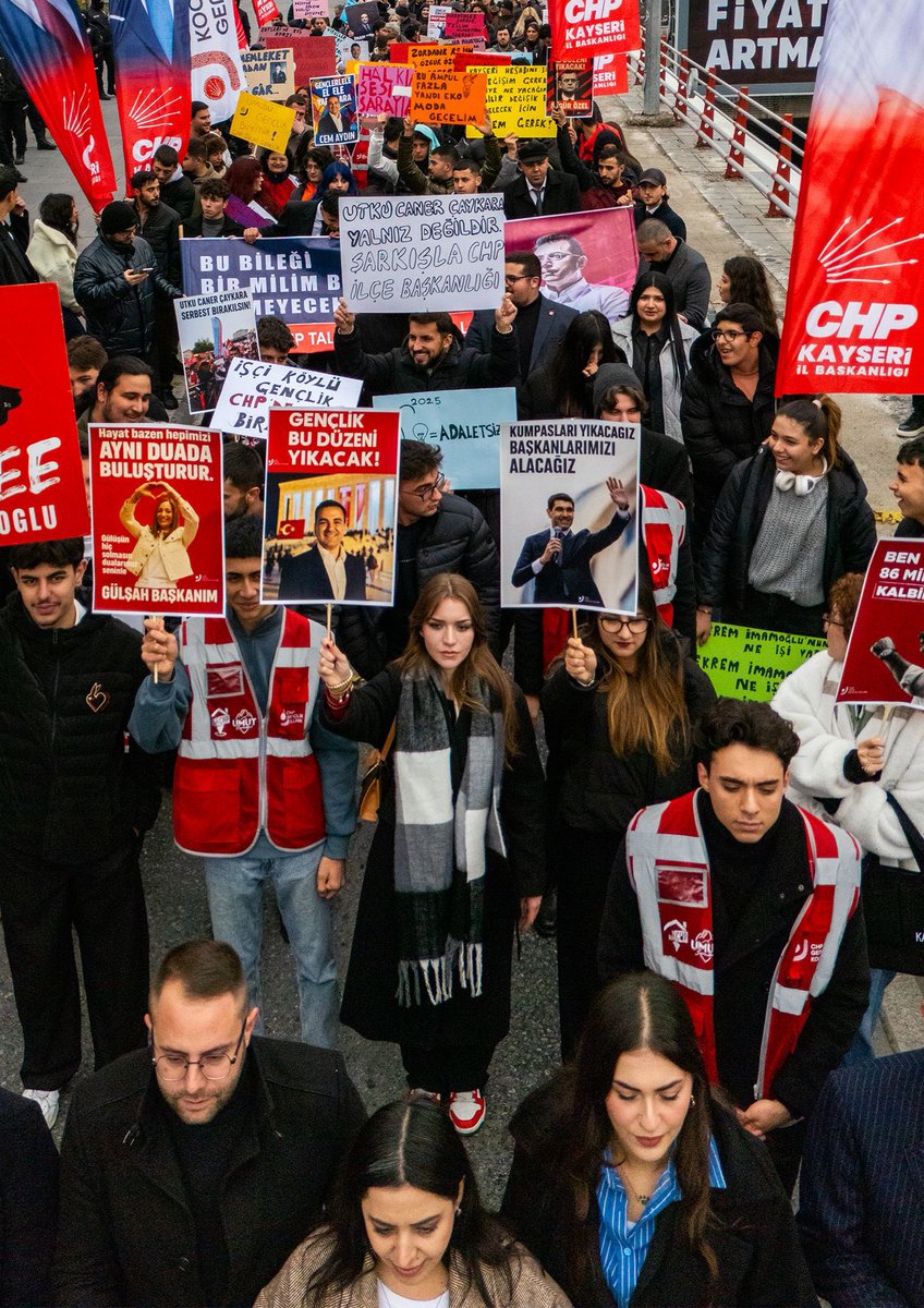 Milletin kalesi Kayseri’den tutsak başkanlarımıza selam olsun!

📍Kayseri