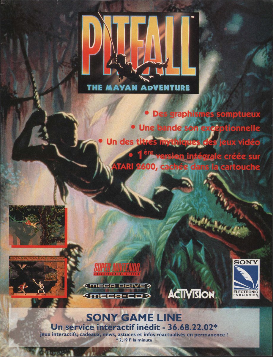 AllmightoFranky's tweet photo. La publicité JV papier du jour,bonjour!Pubs vues dans les pages du #PlayerOne de décembre 1994!Natacha qui veut qu'on lui explique comment marche le #Megadrive32X,#Pitfall,#DBZ3 et #SuperPinball sur #Snes!! #retrogaming #olschool #80s #90s https://t.co/1byFb3v9s6