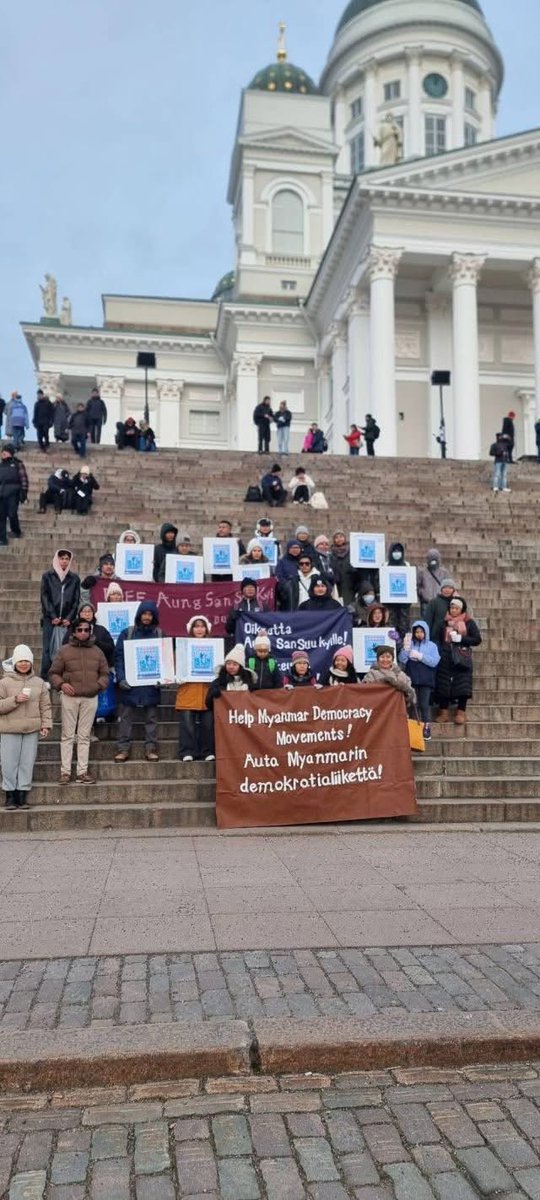 crystalkeyl's tweet photo. All in one piece Helsinki, Finland.
#FreeAllPoliticalPrisoners
#FreeAungSanSuuKyi
#WhatsHappeningInMyanmar https://t.co/NSuPemumNV