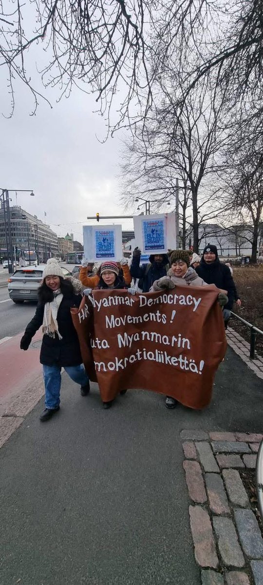 crystalkeyl's tweet photo. All in one piece Helsinki, Finland.
#FreeAllPoliticalPrisoners
#FreeAungSanSuuKyi
#WhatsHappeningInMyanmar https://t.co/NSuPemumNV