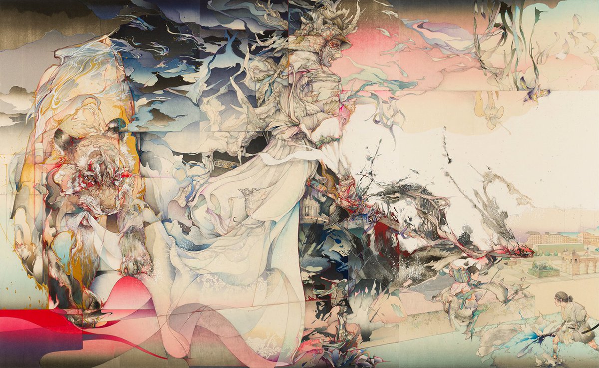 入江明日香展 2026―月影とまどろみ」初公開の大型屏風をはじめ、版画