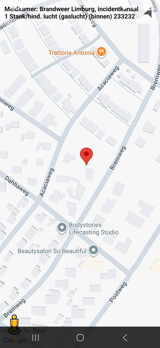 Inzet Brandweer en Ambulance in Venlo wegens Gaslucht