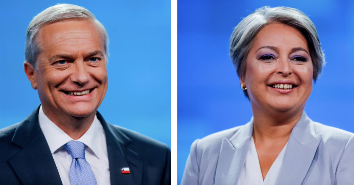 🇨🇱 #Chile | Estamos a pocas horas del inicio de la definición de la presidencia de Chile en segunda vuelta entre <a href="/jeannette_jara/">Jeannette Jara Román</a> y <a href="/joseantoniokast/">José Antonio Kast Rist 🖐️🇨🇱</a>:

1. En primera vuelta, Jara fue la más votada en la primera vuelta con el 26% y Kast quedó segundo con 24%.

2. El espacio de