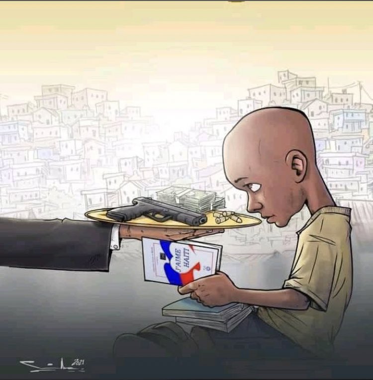 CiviqueEtmoral's tweet image. Je dois aimer ma #patrie, travailler à sa grandeur et à sa prospérité et, si c'est nécessaire, je dois être prêt à mourir pour elle.

Page 5, Instruction Civique et Morale,J’aime Haïti.🇭🇹

@CiviqueEtmoral