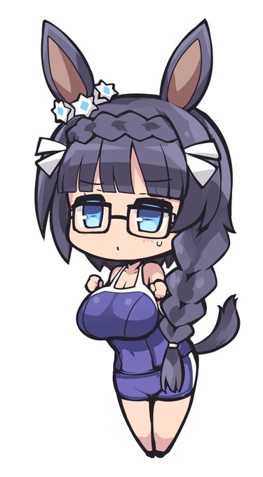 #ウマ娘 #umamusume かんたんロブロイ(スク水)