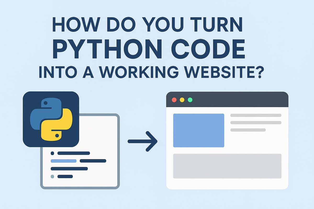 ATcroma27024's tweet image. How do you turn Python code into a working website?

Read here: guestcountry.com/akanksha-tcrom…

𝐅𝐨𝐫 𝐅𝐫𝐞𝐞 𝐂𝐨𝐧𝐬𝐮𝐥𝐭𝐚𝐭𝐢𝐨𝐧:
𝐂𝐚𝐥𝐥/𝐖𝐡𝐚𝐭𝐬𝐚𝐩𝐩:+91-9711526942
#PythonCourse #PythonOnlineTraining #LearnPythonProgramming