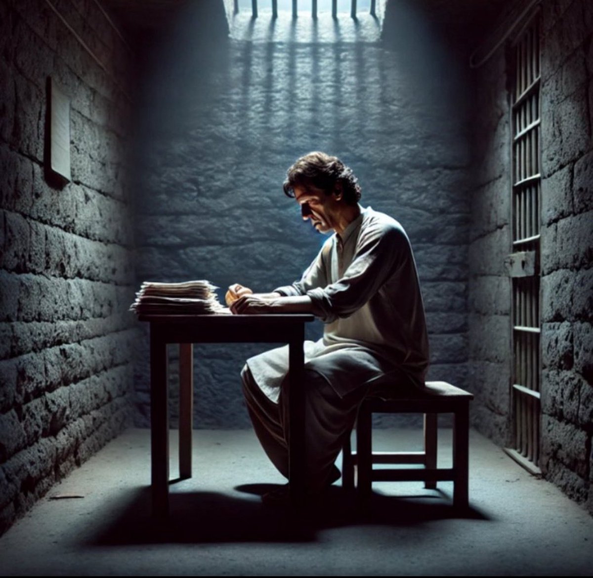 HumaGul1035507's tweet photo. The torturous arbitrary detainment of Imran Khan, Pakistan’s most popular politician, is one of the most shameful stains on Global Democracy..!!!
@TeamiPians 
 #KhanInSolitaryConfinement https://t.co/KcXiaFOyen