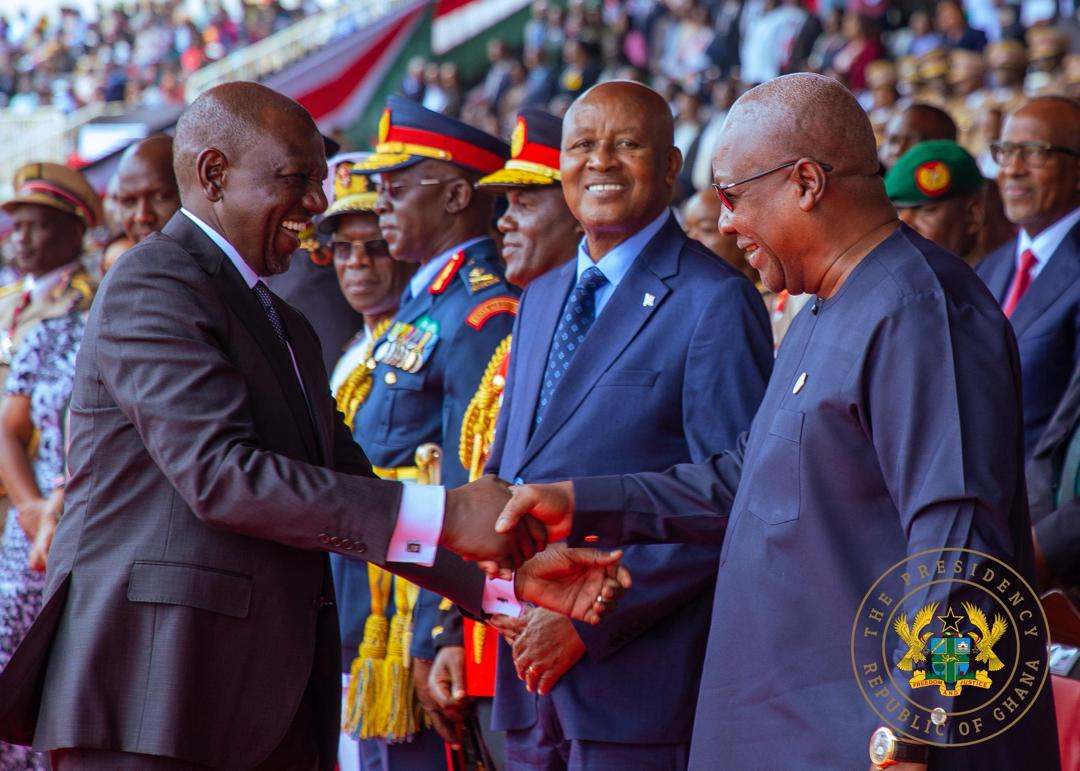 cdzas's tweet photo. President Mahama was the guest of honour at Kenya’s Independence Day celebrations, where he said:  "Our forebears won us political independence; it is the responsibility of our current generation of African leadership to win economic independence and prosperity for our people." https://t.co/WpBKdJu617
