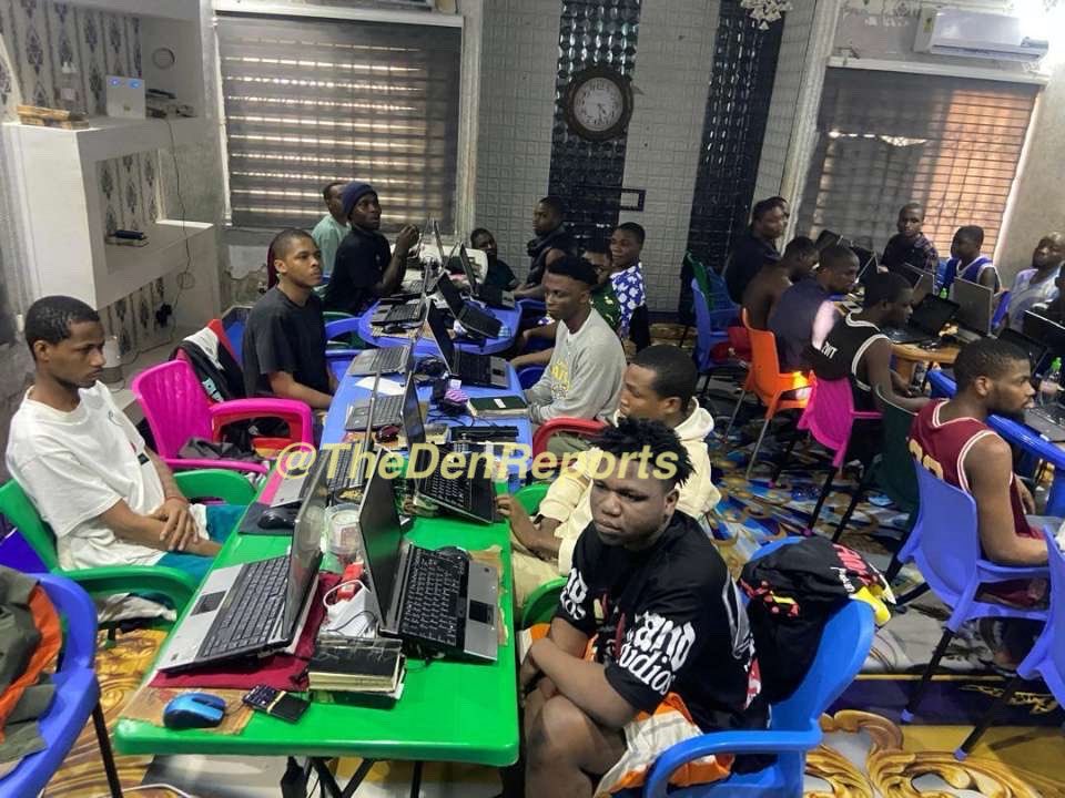 SIKAOFFICIAL1's tweet photo. Thirty-two(32) Nigerian nationals have been arrested in an interagency swoop, carried out by the Cyber Security Authority and National Security Operatives, during today’s early morning hours at Kasoa-Tuba. 

The coordinated operation resulted in the confiscation of thirty-one(31) laptops and fifteen(15) mobile phones, suspected to be devices used in various cybercrimes. 

The suspected individuals are currently in custody whilst further investigations into their operations are carried out, as part of the CSA and the government’s efforts to safeguard Ghana’s cyber and digital space.

[ 📸: @thedenreports ]