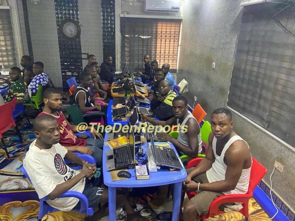 SIKAOFFICIAL1's tweet photo. Thirty-two(32) Nigerian nationals have been arrested in an interagency swoop, carried out by the Cyber Security Authority and National Security Operatives, during today’s early morning hours at Kasoa-Tuba. 

The coordinated operation resulted in the confiscation of thirty-one(31) laptops and fifteen(15) mobile phones, suspected to be devices used in various cybercrimes. 

The suspected individuals are currently in custody whilst further investigations into their operations are carried out, as part of the CSA and the government’s efforts to safeguard Ghana’s cyber and digital space.

[ 📸: @thedenreports ]