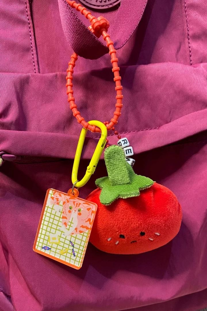 lumissey's tweet image. Too much stress?! This bag charm comes to the rescue🫵🫶