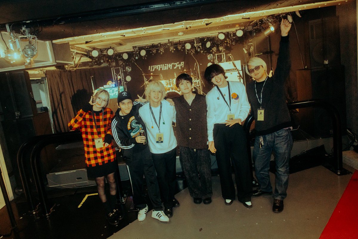 RTB_info's tweet photo. 【 ツアー金沢終了🪻 】

●12/13(土) 金沢GOLD CREEK

リアクション ザ ブッタ
still e.p release tour

with : Laughing Hick

photo by @inagakiruriko 

盟友ラフィングと初めてのガッツリ2マン🧡
そして自分達のツアーで初めての金沢、ありがとうございました!! https://t.co/23hNiP8CHT