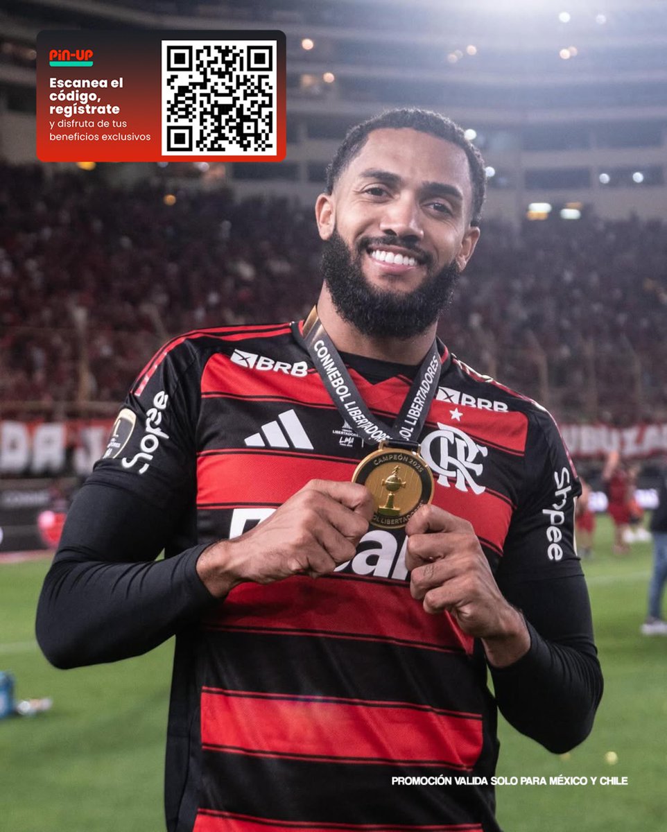 CLMerlo's tweet image. 🚨Pumas acordó de palabra la llegada del delantero Juninho, campeón de la Libertadores con Flamengo.
*️⃣El traspaso se cerró en u$s 5M. 
👀Querés asegurar tus jugadas con la misma precisión que mis noticias? Regístrate en Pin-Up y aprovecha los beneficios⬇️
link.gopinup.cc/clmerlo