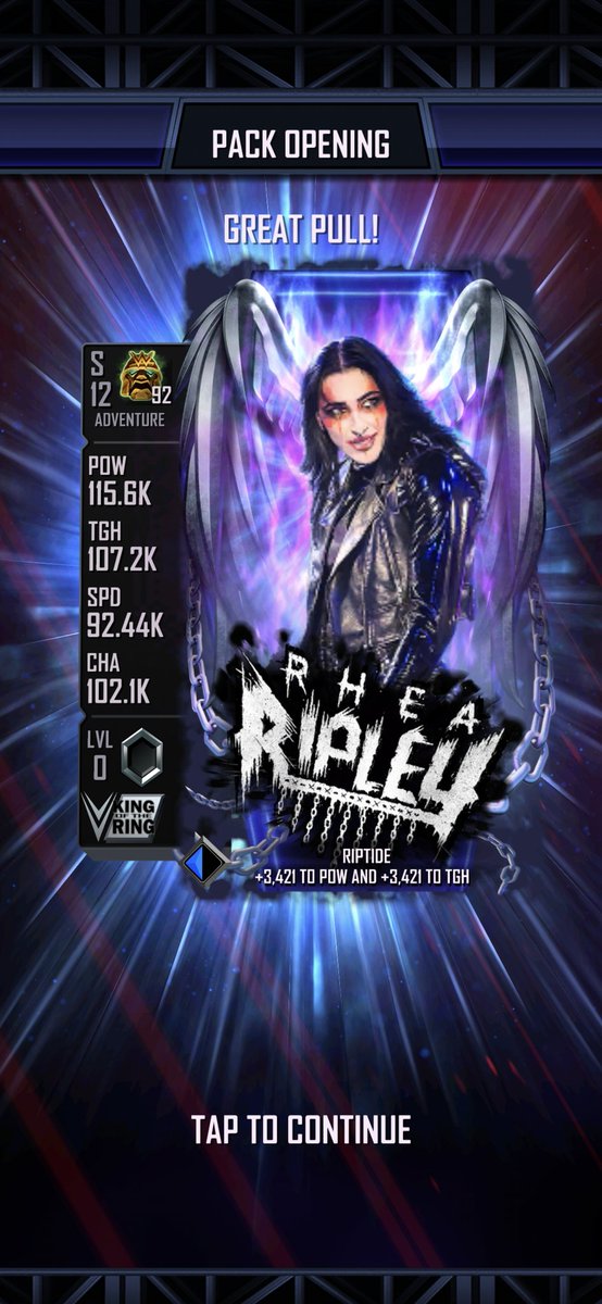 wiseoldelf1986's tweet photo. Finally some luck from reward mania @WWESuperCard #wwesupercard https://t.co/fi8l6BLMHw