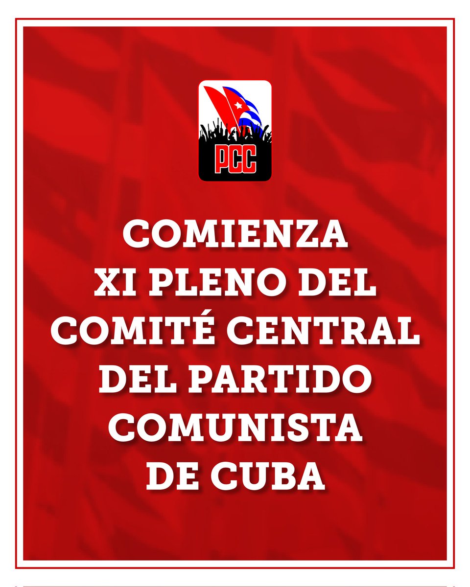 Con la presencia de su Primer Secretario, <a href="/DiazCanelB/">Miguel Díaz-Canel Bermúdez</a> inició el #XIPlenoCC que analiza temas trascendentales de los ámbitos políticos, económicos y sociales del país.