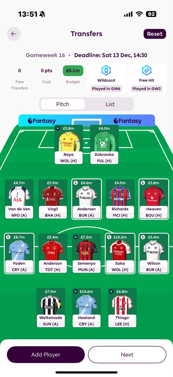 Jeppeeboii's tweet photo. @FPLDalahast1 Såhär ser mina potentiella transfers ut… vill få in Hincapie men då kan ja inte få in Foden o Saka… Alternativ hade varit Rice istället för Saka men eftersom Rice varit sjuk så är jag tveksam. Ser dehär okej ut? https://t.co/deyLKwAJNz