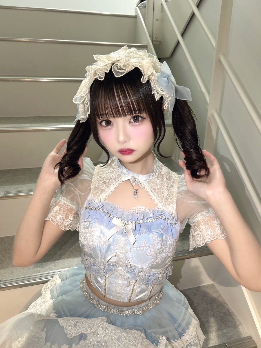 ふわふわヘドレついんてーる👶🏻♡.°⑅